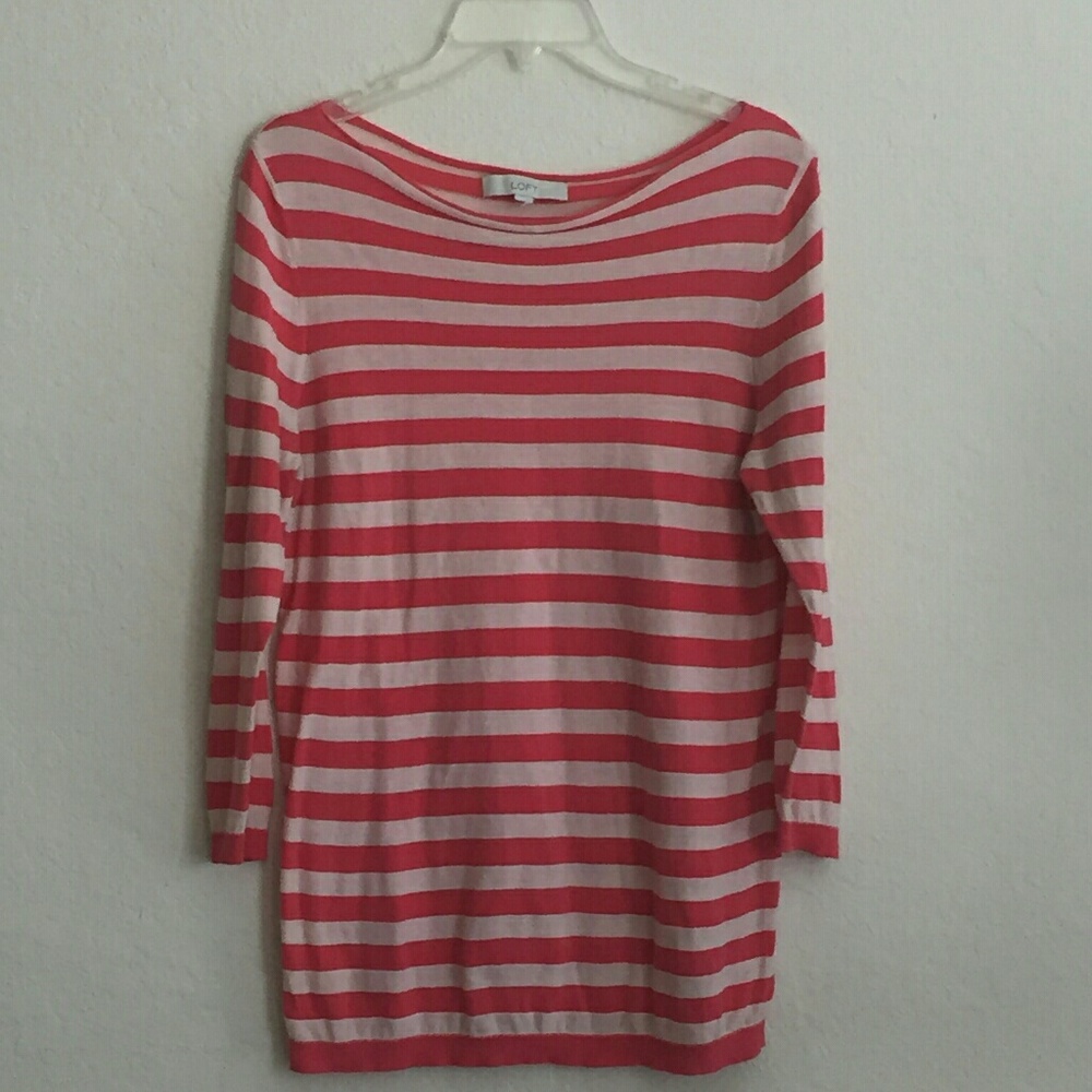 LOFT 3/4 SLEEVE SHIRT SMALL